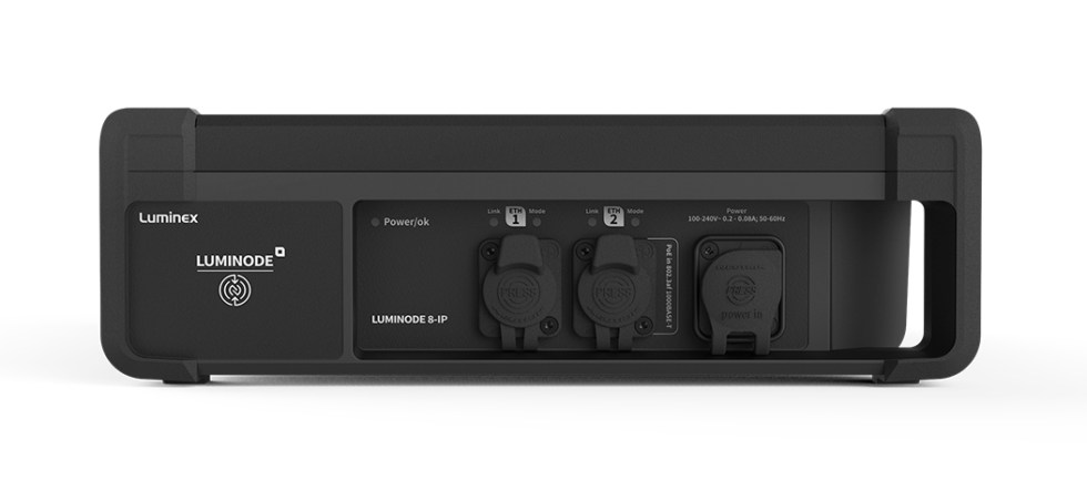 【新品】Luminex LumiNode 8-IP戶外防水以太網(wǎng)/DMX處理器